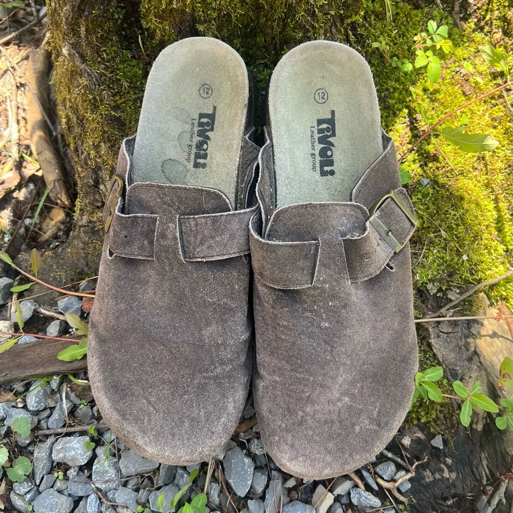 Tivoli Leather Boston Clogs